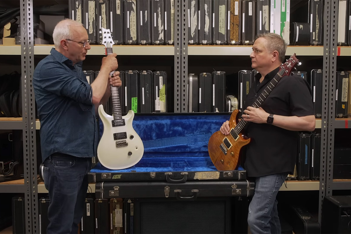 Paul Reed Smith i Marc Quigley (fot. YouTube / PRS Guitars)
