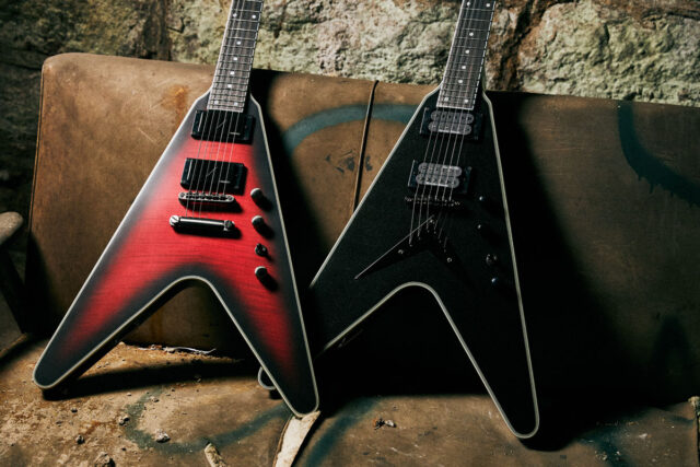 Epiphone Dave Mustaine Flying V Custom i Dave Mustaine Flying V Prophecy (fot. Epiphone)