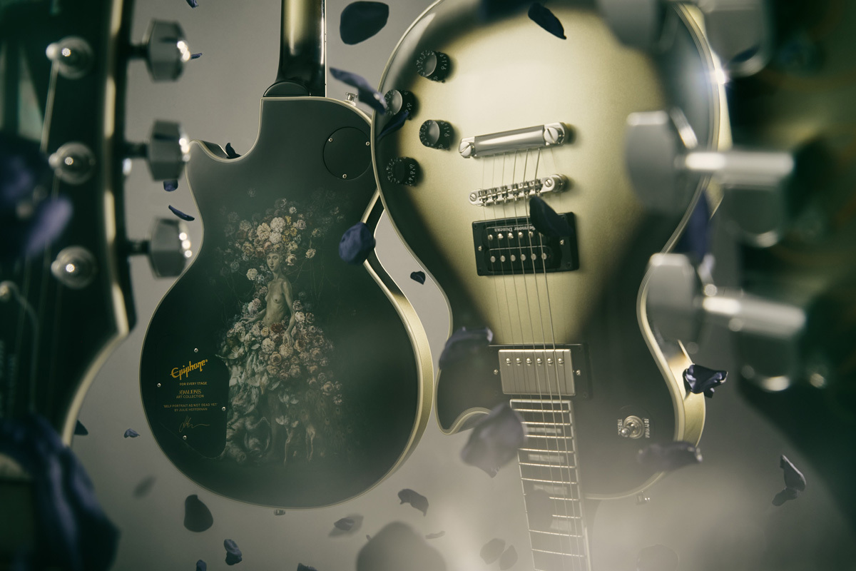 Epiphone Adam Jones Les Paul Custom Art Collection „Self-Portrait as Not Dead Yet” (fot. Epiphone)