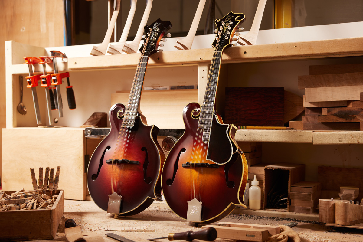 Gibson 1923 F-5 Master Model Reissue oraz F-5G (fot. Gibson)