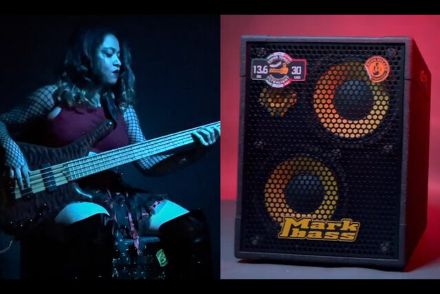 Mohini Dey Markbass MB58R CMD 102 PURE (fot. YouTube / MarkbassAmps)