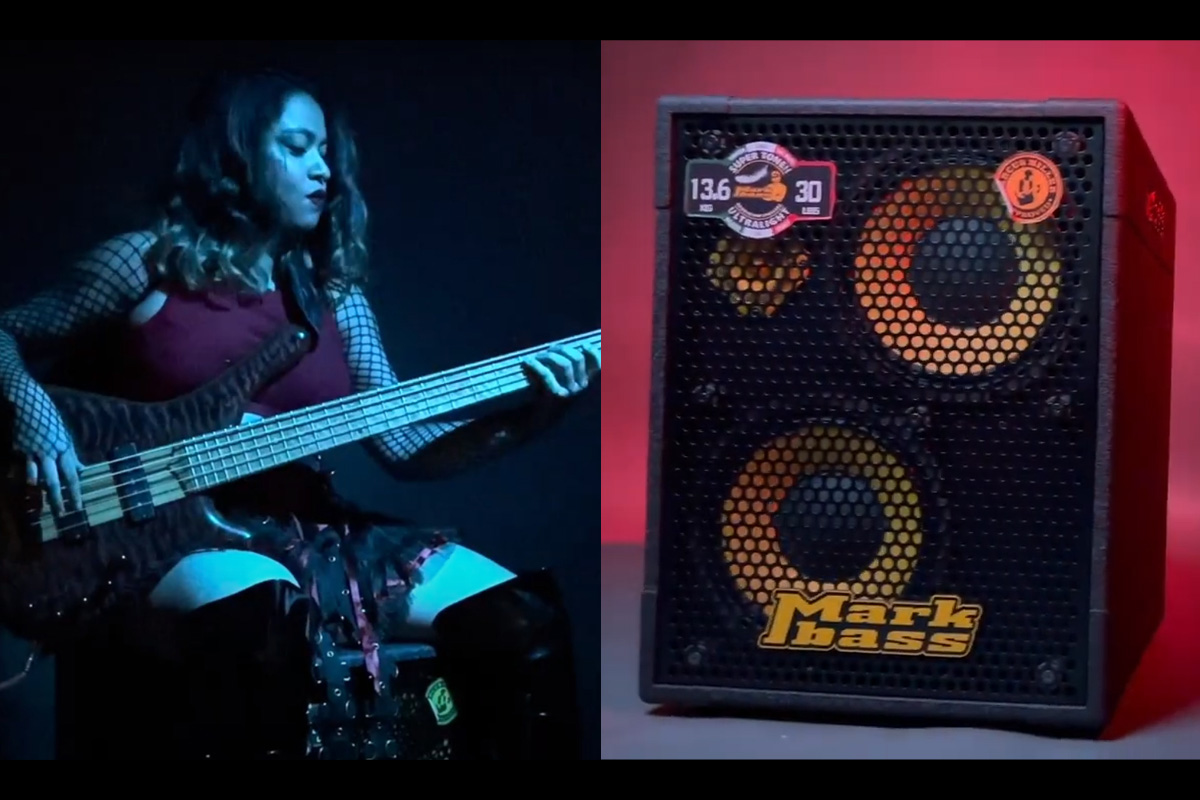 Mohini Dey Markbass MB58R CMD 102 PURE (fot. YouTube / MarkbassAmps)