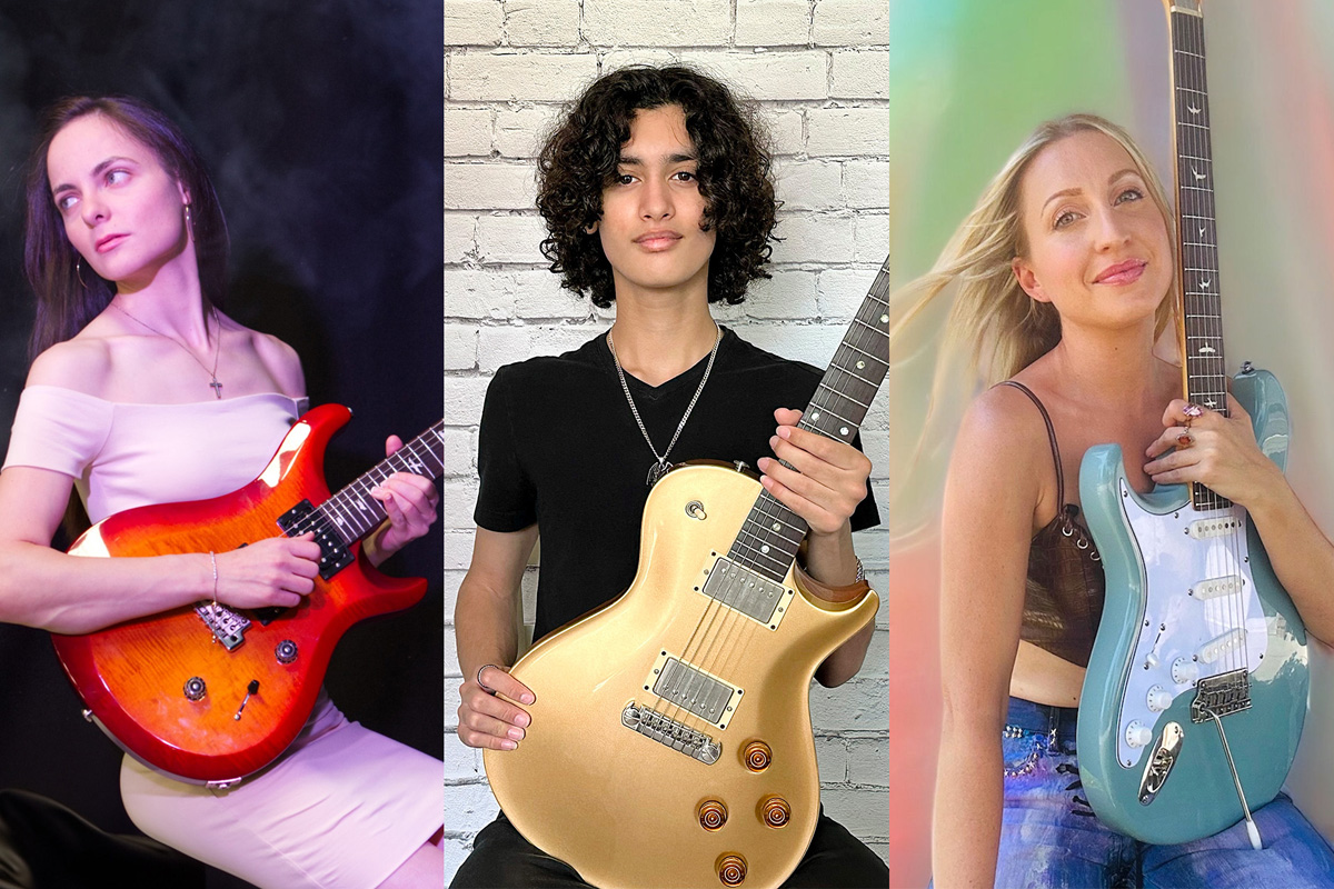 PRS Pulse Artist Eva Kourtes Rangga Ringrose Danni Stefanetti (fot. PRS Guitars)