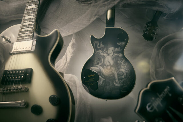 Epiphone Adam Jones Les Paul Custom Art Collection: Ernst Fuchs’ “ANTI-LAOKOON 1965” (fot. Epiphone)