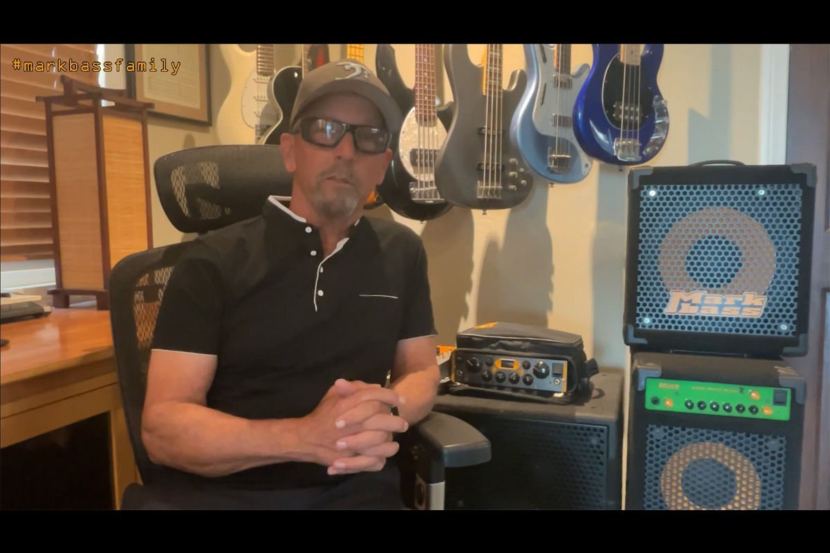 Dave Marotta Markbass (fot. YouTube / MarkbassAmps)