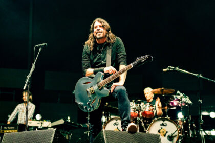 Dave Grohl i jego Epiphone Dave Grohl DG-335 (fot. Pooneh Ghana dla Austin City Limits Music Festival)