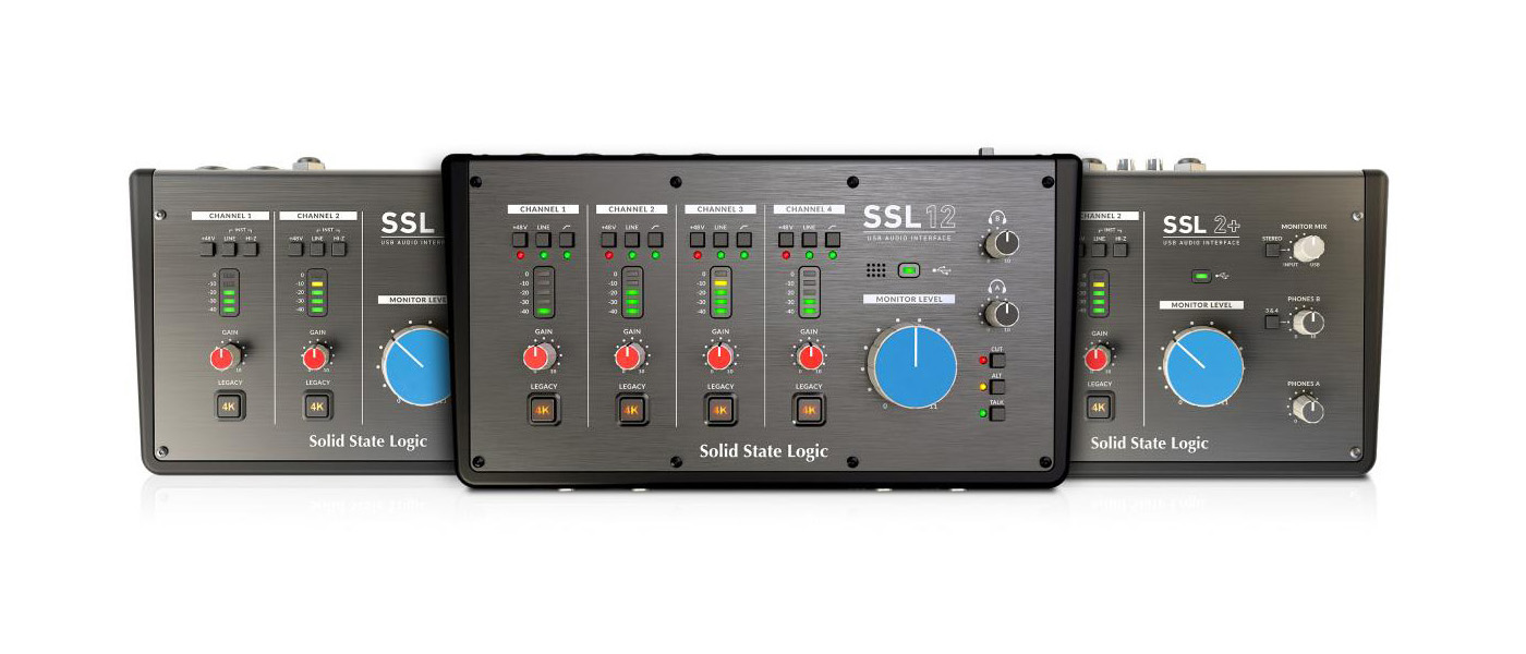SSL2, SSL2+ i SSL12 (fot. Solid State Logic)