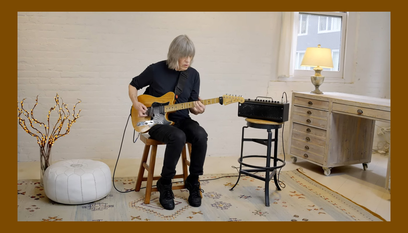 Mike Stern Yamaha PAC1611MS i THR30II Wireless (fot. YouTube / Yamaha Guitars)