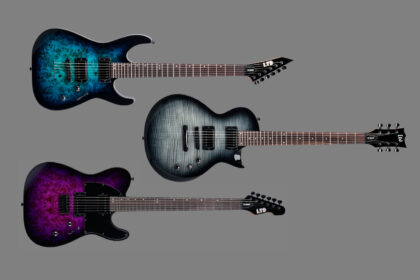 LTD EC-200DX, M-200DX i TE-200DX (fot. ESP Guitars)
