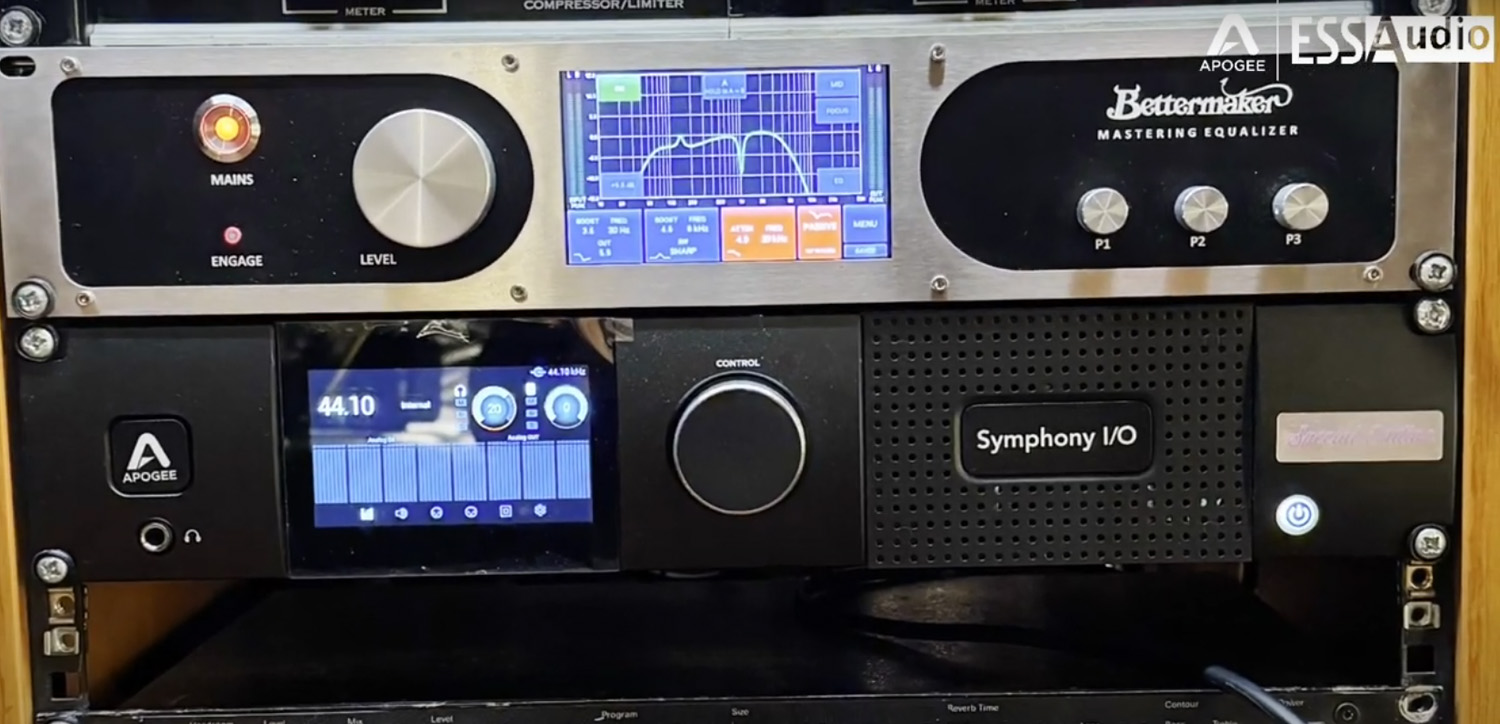Apogee Symphony I/O MKII w Addicted To Music Studios (fot. YouTube / ESS Audio)