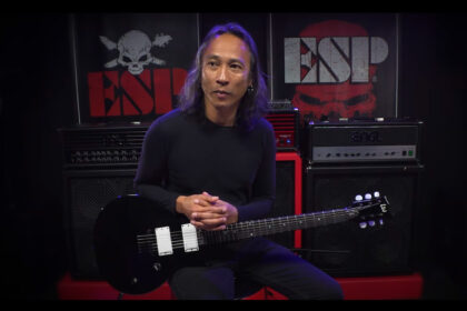 Ted Aguilar & LTD TED-EC (fot. YouTube / ESP Guitars USA)