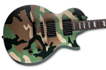 LTD EC-1000 Woodland Camo Satin (fot. ESP Guitars)