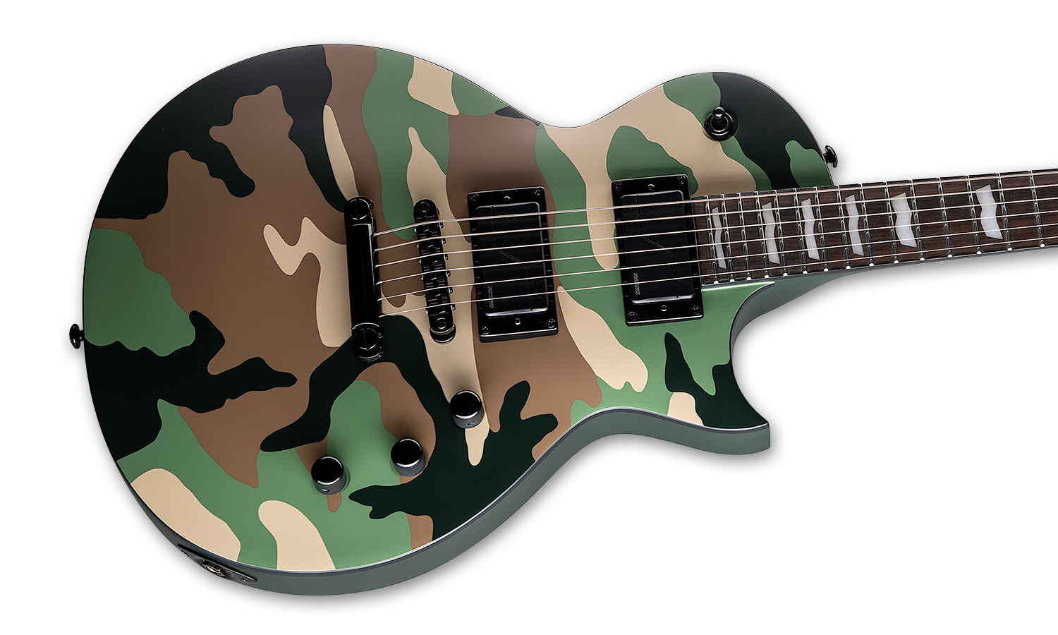 LTD EC-1000 Woodland Camo Satin (fot. ESP Guitars)