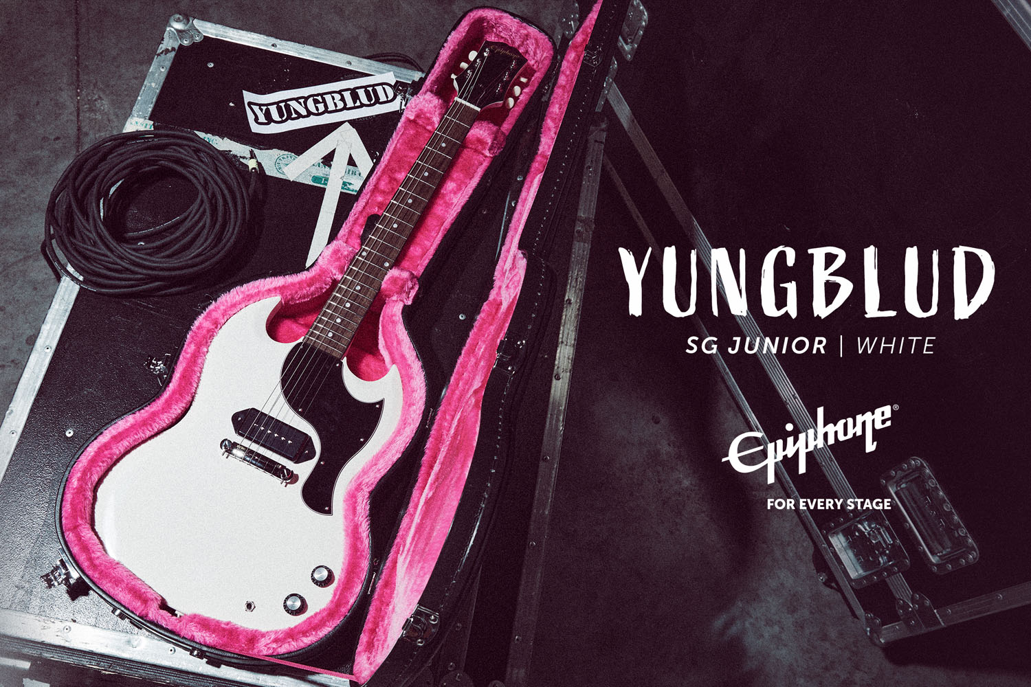 Epiphone YUNGBLUD SG Junior (fot. Epiphone)