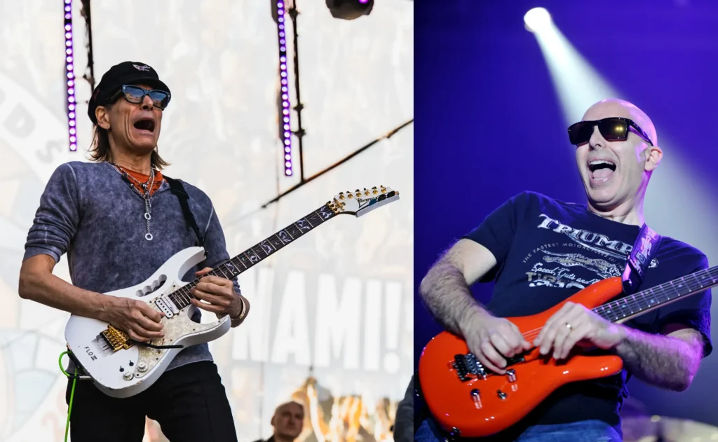 Joe Satriani i Steve Vai na żywo na koncercie