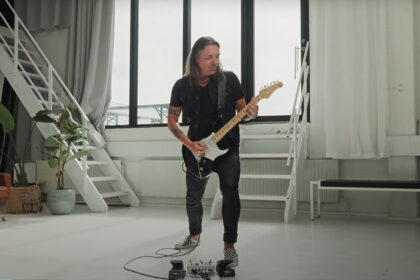 Søren Andersen & Yamaha Pacifica Professional (fot. YouTube / Yamaha Guitars)