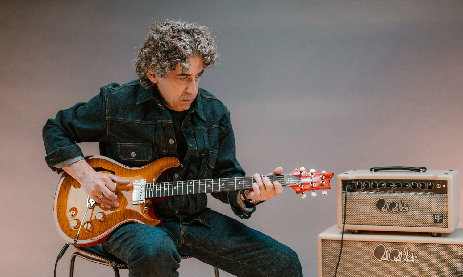 David Grissom i PRS DGT Semi-Hollow Limited Edition (fot. PRS Guitars)