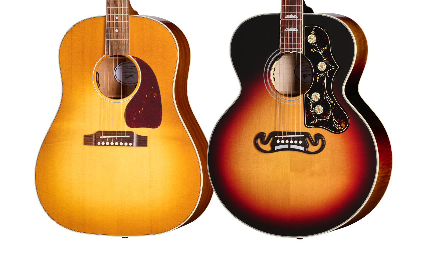 Gibson J-45 Standard i SJ-200 Standard (fot. Gibson)