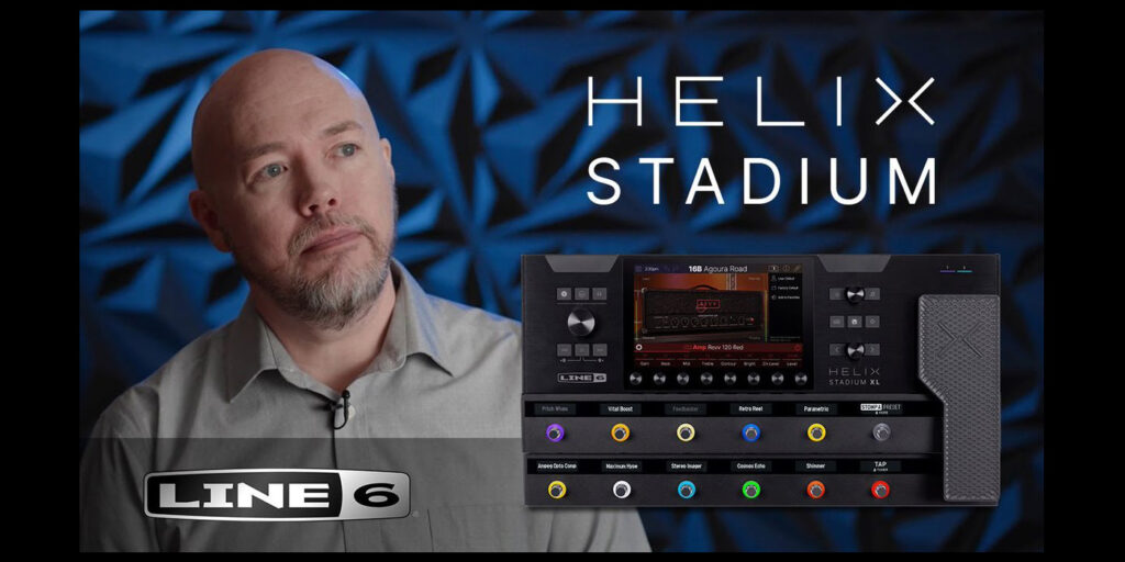 Eric Klein & Line 6 Helix Stadium (fot. Line 6)