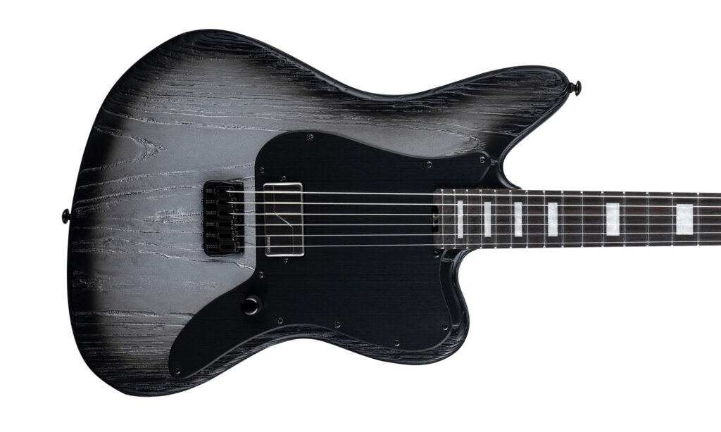 LTD XJ-1 HT Baritone Silver Blast (fot. ESP Guitars)