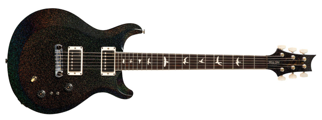 ギター prs s2 mira DISC PRS S2 Mira – gitara elektryczna, Black z intarsjami