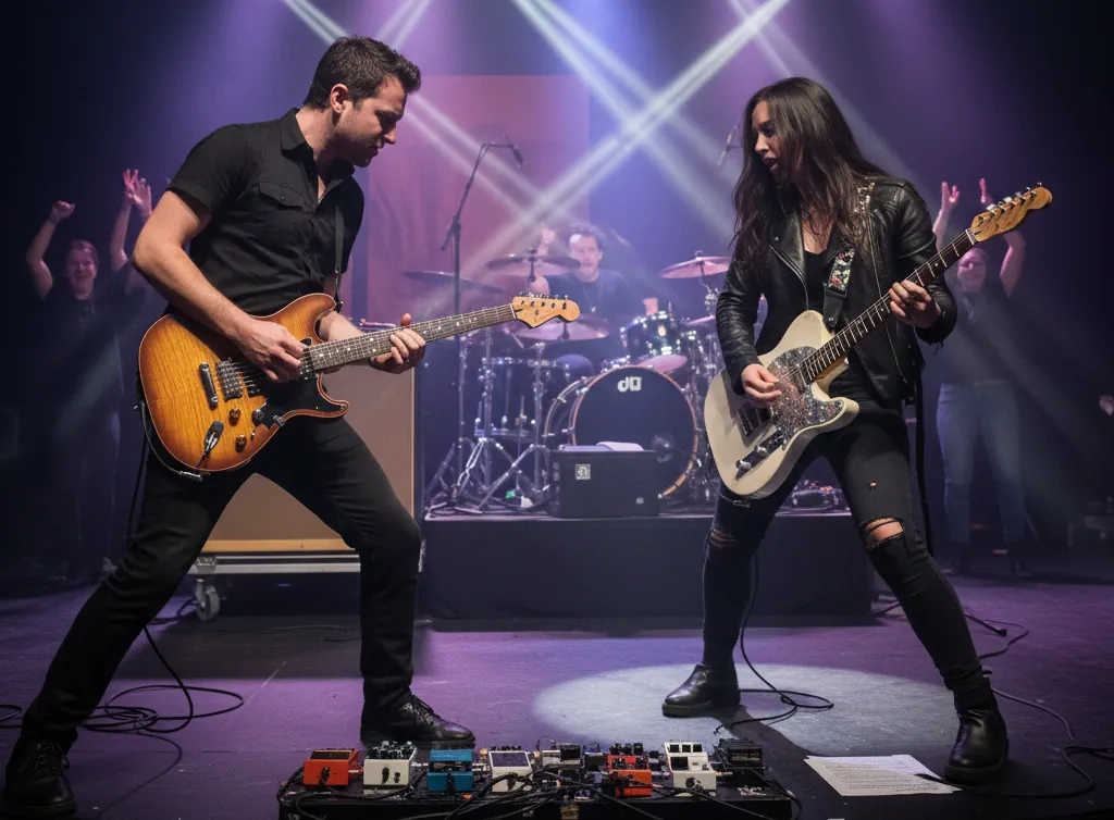 Guitar Battle, grafika AI