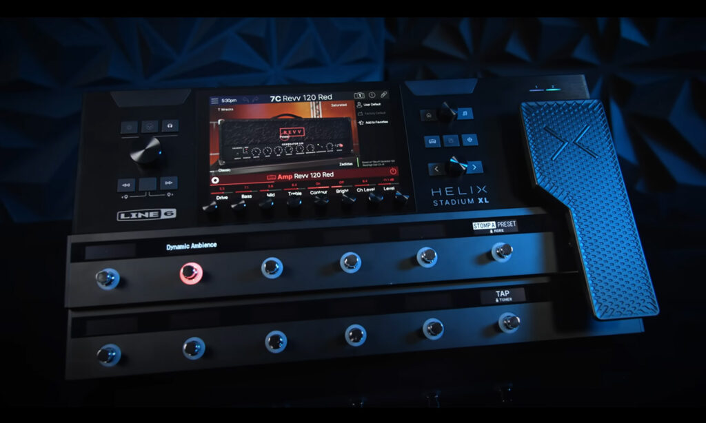 Line 6 Helix Stadium XL Floor (fot. YouTube / Line 6)
