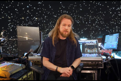 Tom Evans & SSL Live L550 Plus (fot. YouTube / Solid State Logic)