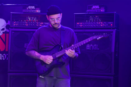 Rodney Dudum & LTD TH-1000 EverTune See Thru Black Sunburst (fot. ESP Guitars)