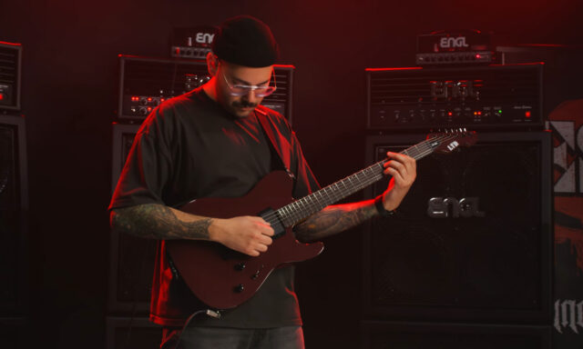 Rodney Dudum & LTD TH-400 Scarlet Metallic (fot. ESP Guitars)