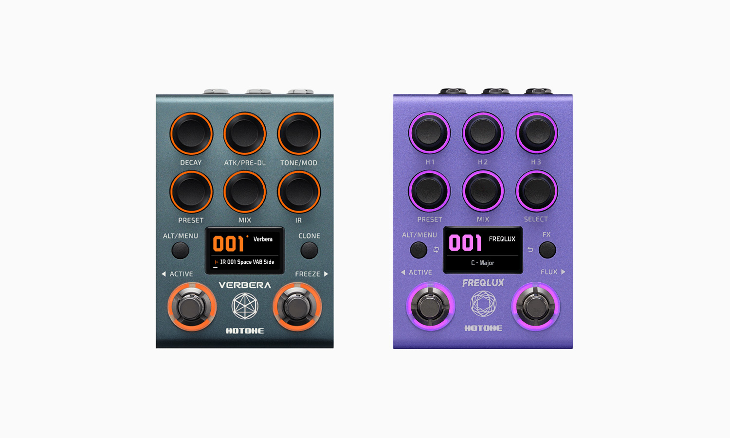 Hotone Verbera & Freqlux (fot. Hotone Audio)