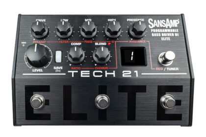 Tech 21 SansAmp Programmable Bass Driver ELITE (fot. Tech 21)