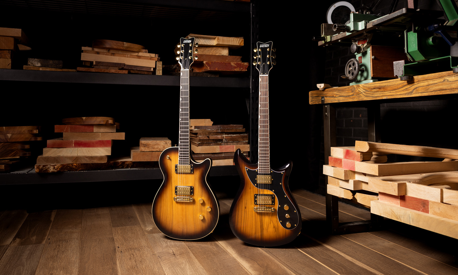 Gresch Limited Edition Electromatic Black Limba CVT / Jet (fot. Gretsch)